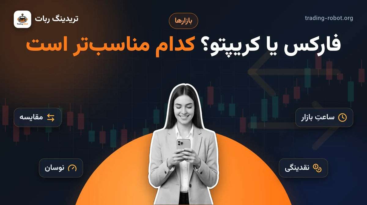 تصویر شاخص مقاله: فارکس یا کریپتو؟ کدام مناسب‌تر است