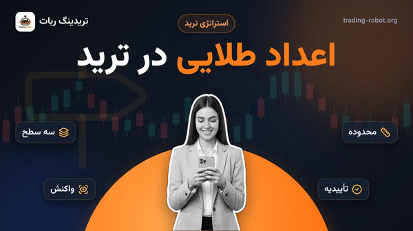 تصویر شاخص مقاله اعداد طلایی در ترید: عنوان مقاله و چهار برچسب سه سطح، محدوده، واکنش و تأییدیه